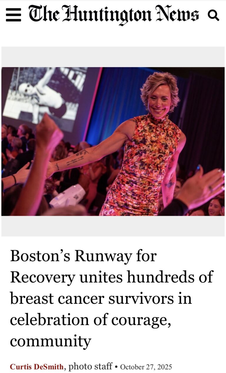 Runway for Recovery Boston Christine Handy Carly Fauth runway event